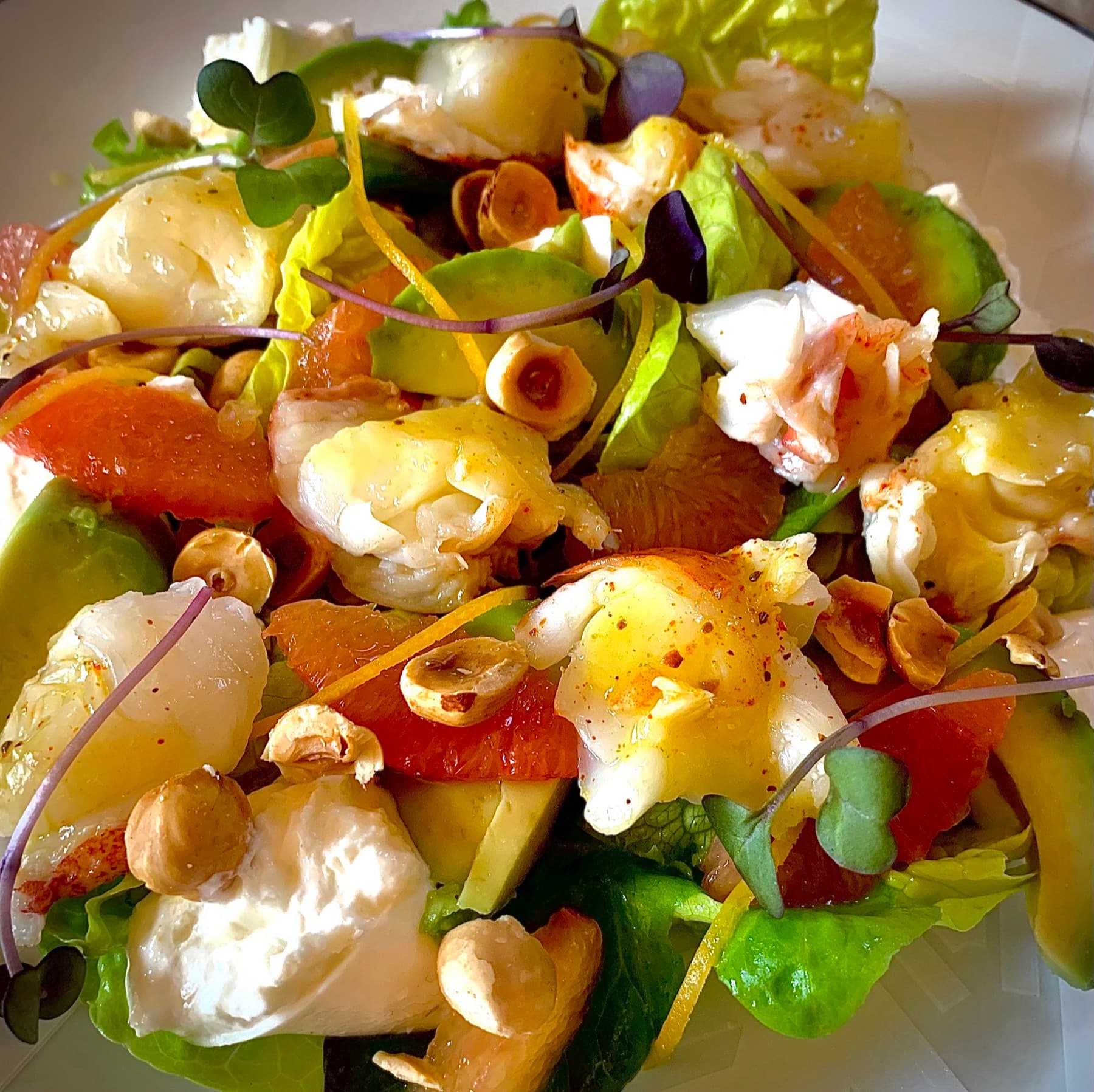 A plated dish by Chef Paul Verhoeven